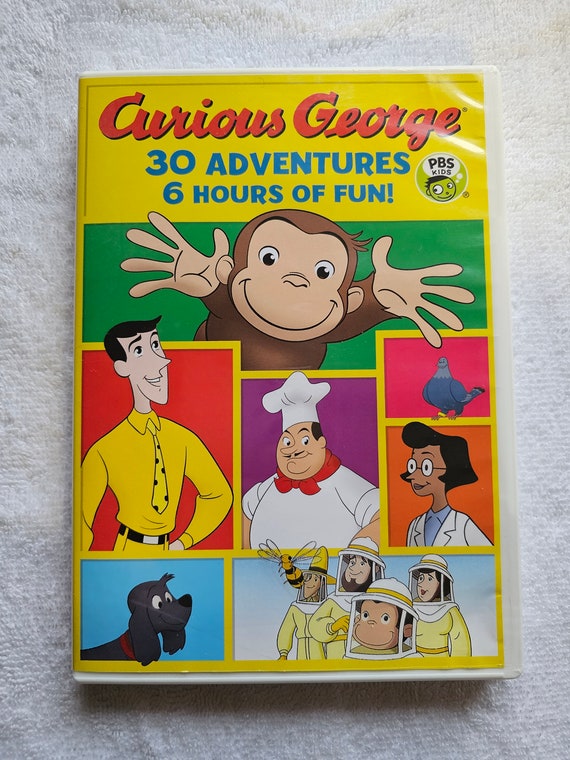 Curious George: 30 Adventures 6 Hours of Fun! Dvd - Etsy