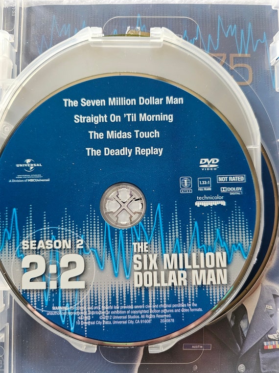 The Six Million Dollar Man Season 2 Dvd Set - Etsy