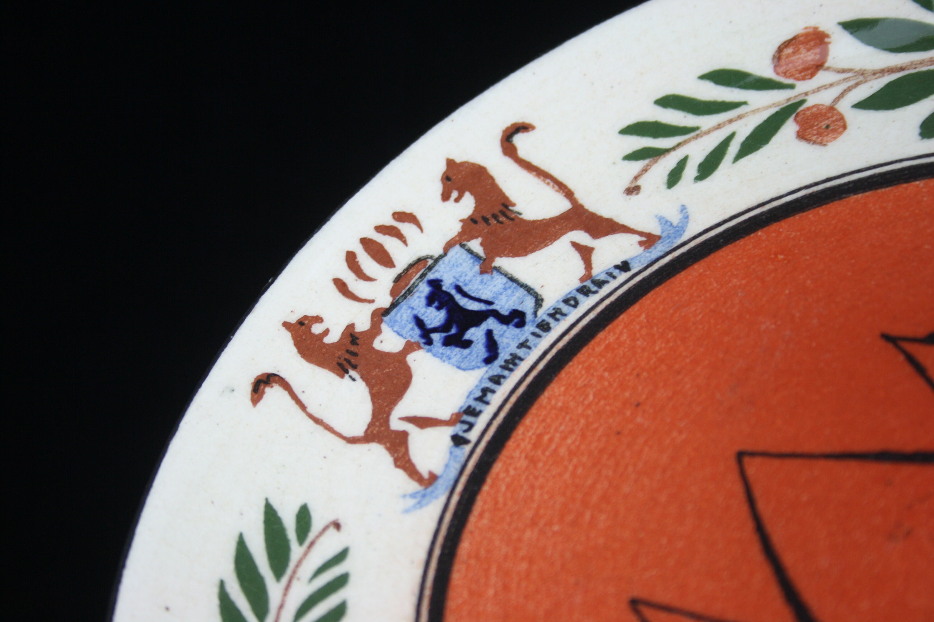 Rare Commemorative Plate of a 100 Years of the Kingdom of the