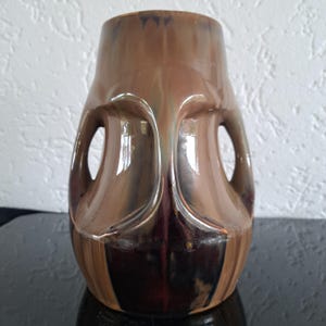Belgian Thulin Art Nouveau ceramic vase