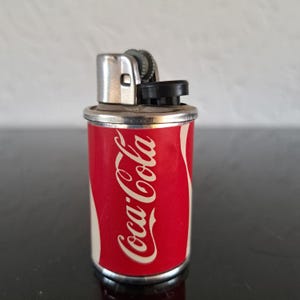 Vintage 1980's Coca Cola Coke Mini Can Gas Lighter