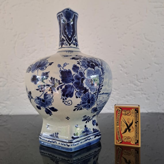 レア De Porcelyne Fles (ロイヤル デルフト) デルフト ブルー 風車