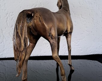 大きなブロンズ製の馬の像 - Etsy 日本