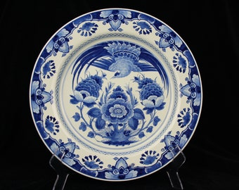 De Porceleyne Fles (Royal Delft) Delfter Blau Paradiesvogel Ladegerät (1948)
