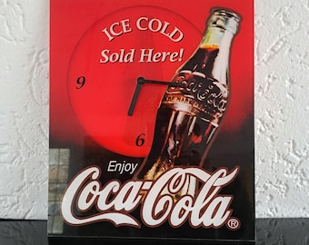 Vintage Coca Cola Coke clock