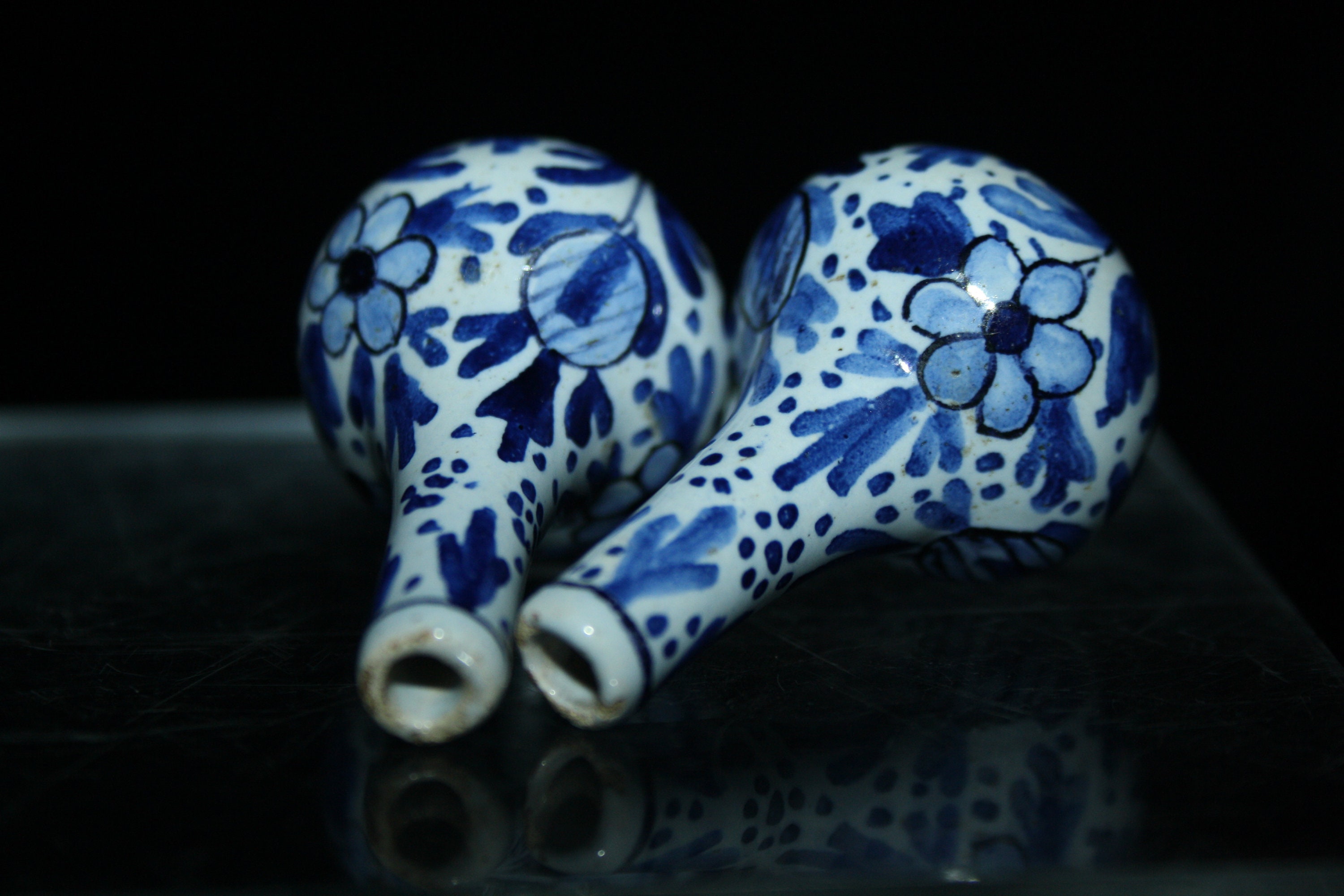 Royal Tichelaar Makkum のアンティーク デルフト ブルー ミニチュア