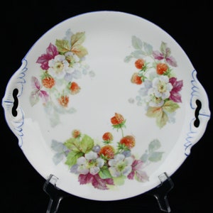 MZ Altrohlau Czechoslovakia porcelain dish strawberry decor