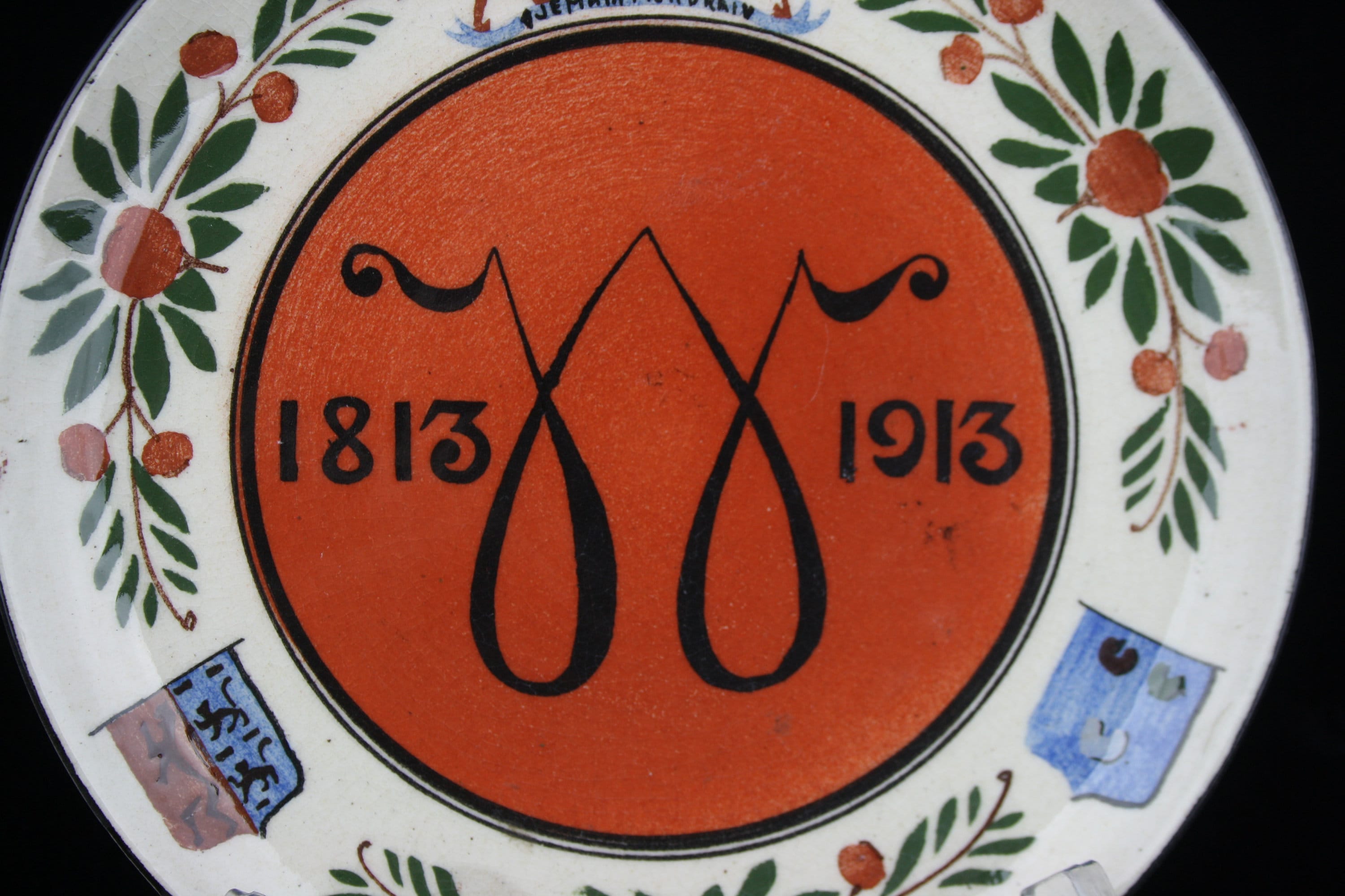 Rare Commemorative Plate of a 100 Years of the Kingdom of the