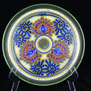 Art Nouveau Gouda tray/ dish decor Rhodian by Plateelbakkerij Zuid-Holland