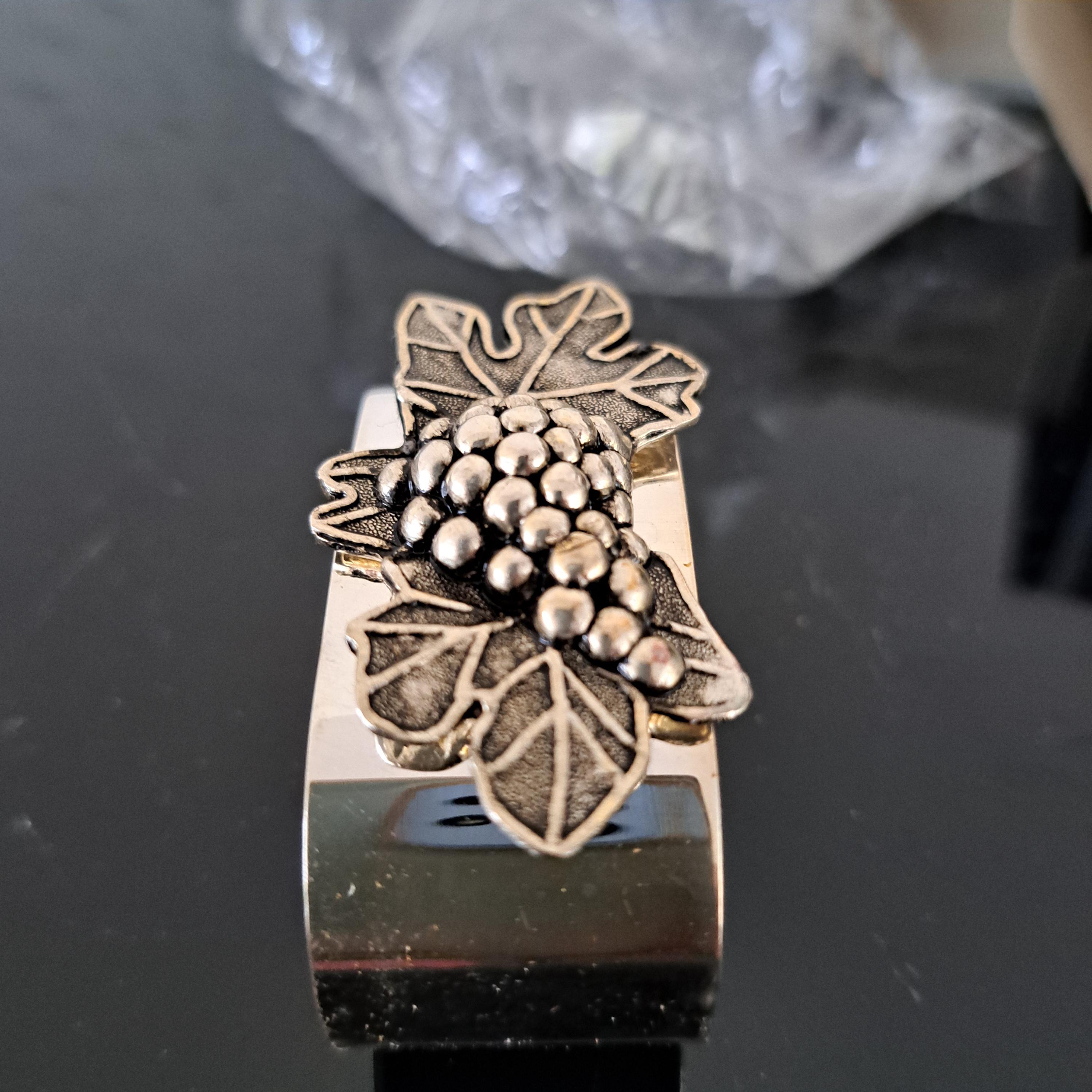 ヴィンテージ シルバー プレート ナプキン ホルダー 4 個セット