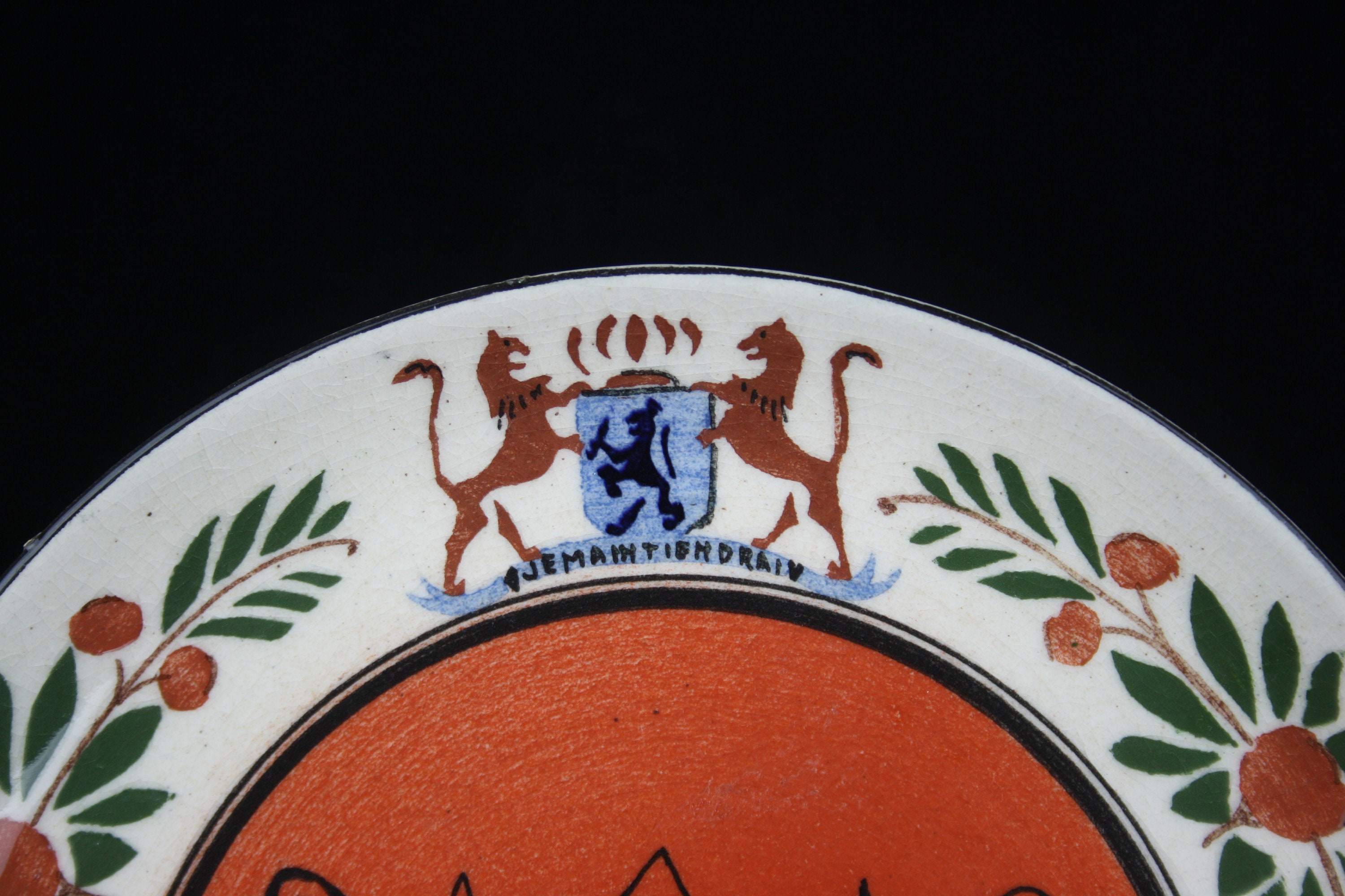 Rare Commemorative Plate of a 100 Years of the Kingdom of the