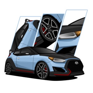 Custom Car Digital Drawing,Vector Car Illustration,Customized Cartoon Car Drawing Car Art,Car Guy Gift,For Boyfriend,for Father