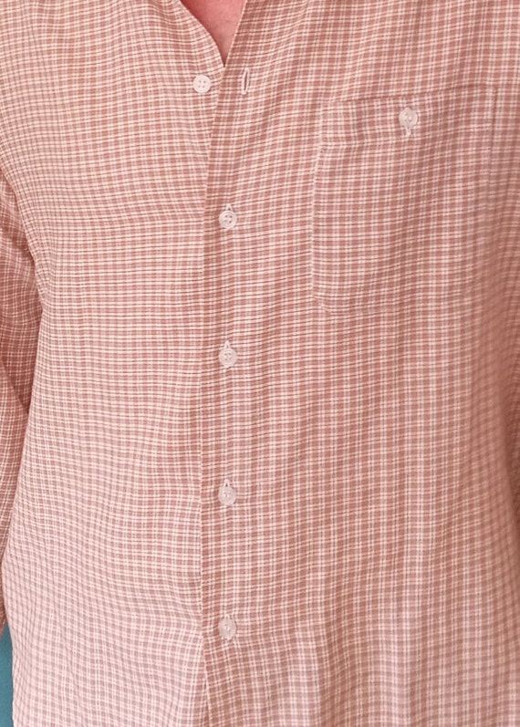 Beige & Brown Check Print Jacket