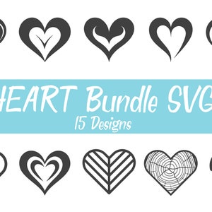 Heart SVG Bundle, Heart Svg, Heart Clipart, Doodle Hearts, Valentines Svg, Hand-drawn Heart svg, Valentine Heart svg, Cut Files Cricut,