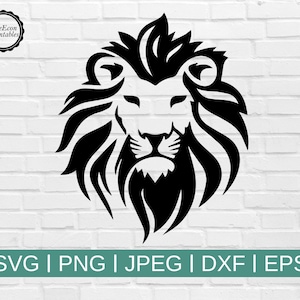 Silhouette SVG Digital Download for School College Mascots & Cricut Lions