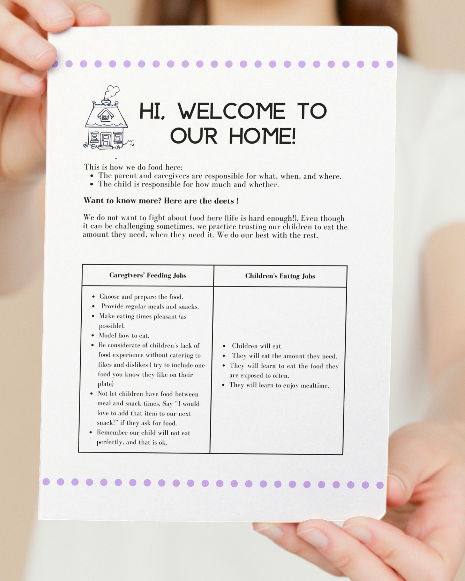 Intuitive Eating for Kids Printable - Etsy