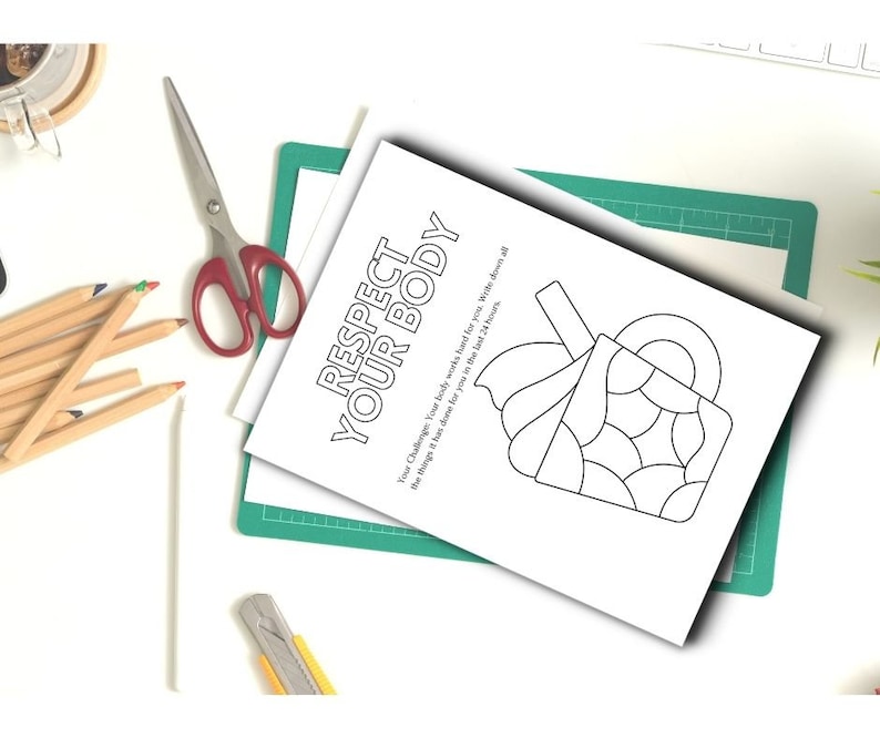 Intuitive Eating Coloring Book (printable PDF) - Etsy