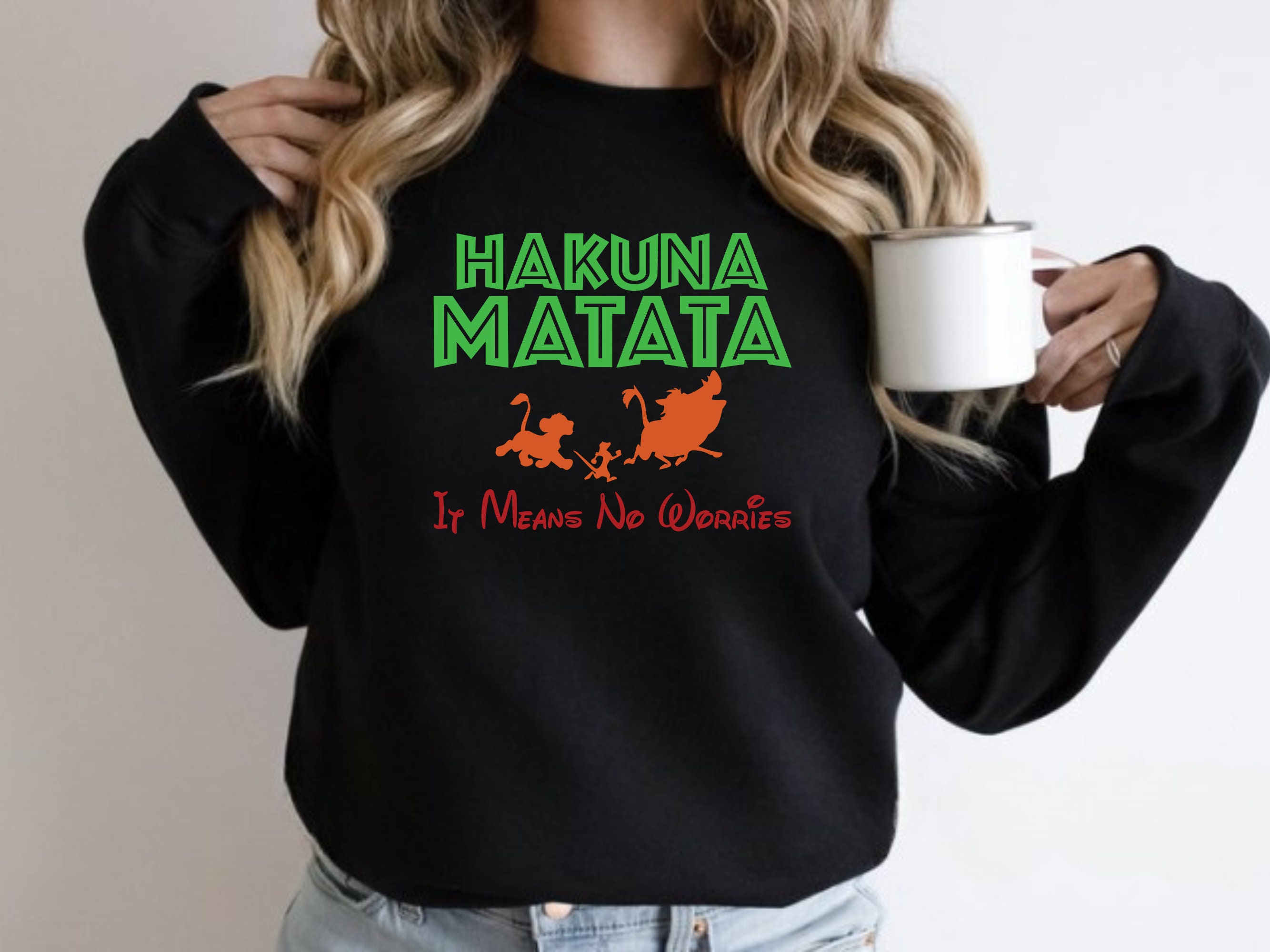 Hakuna Matata Sweatshirt Etsy Australia