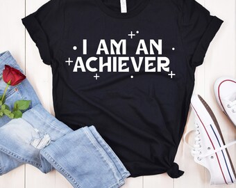 Power Affirmations Shirt, I Am An Achiever Shirt, Self Care Crewneck, Mental Health Shirt, Womens Crewneck Love Yourself, Self Love Club