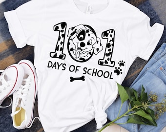101 Days of School Shirt, 101 Days Smarter Shirt, Dalmatian Dog Shirt, Back to School Shirt, 100th Day Shirt, Teacher Days, Gift for Teacher
