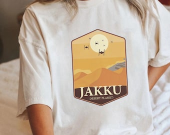 Jakku National Park Shirt, Star Wars Inspired Shirt, Disneyland Jakku Desert Planet Shirt, Disney Shirt, Disney Family Star Wars Location