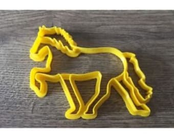 Formina per biscotti a forma di cavallo islandese, ideale per pasticceria, biscotti, glassa, argilla fondente, 12 misure a scelta, venditore nel Regno Unito, aggiornamento dell'affrancatura disponibile.