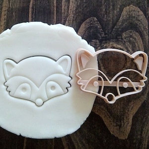 Racoon Cute Cookie Cutter Great For Pastry Biscuit Icing Fondant Clay - 12 Size Choices - UK SELLER - Postage Upgrade Available