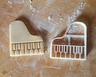 Musical Grand Piano Cookie Cutter Great For Pastry Biscuit Icing Fondant Clay - 12 Size Choices - UK SELLER - Postage Upgrade Available