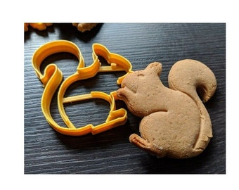 Squirrel Cute Cookie Cutter Great For Pastry Biscuit Icing Fondant Clay - 12 Size Choices - UK SELLER - Postage Upgrade Available