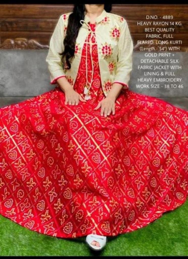 Buy Long Jacket Kurti Online In India 