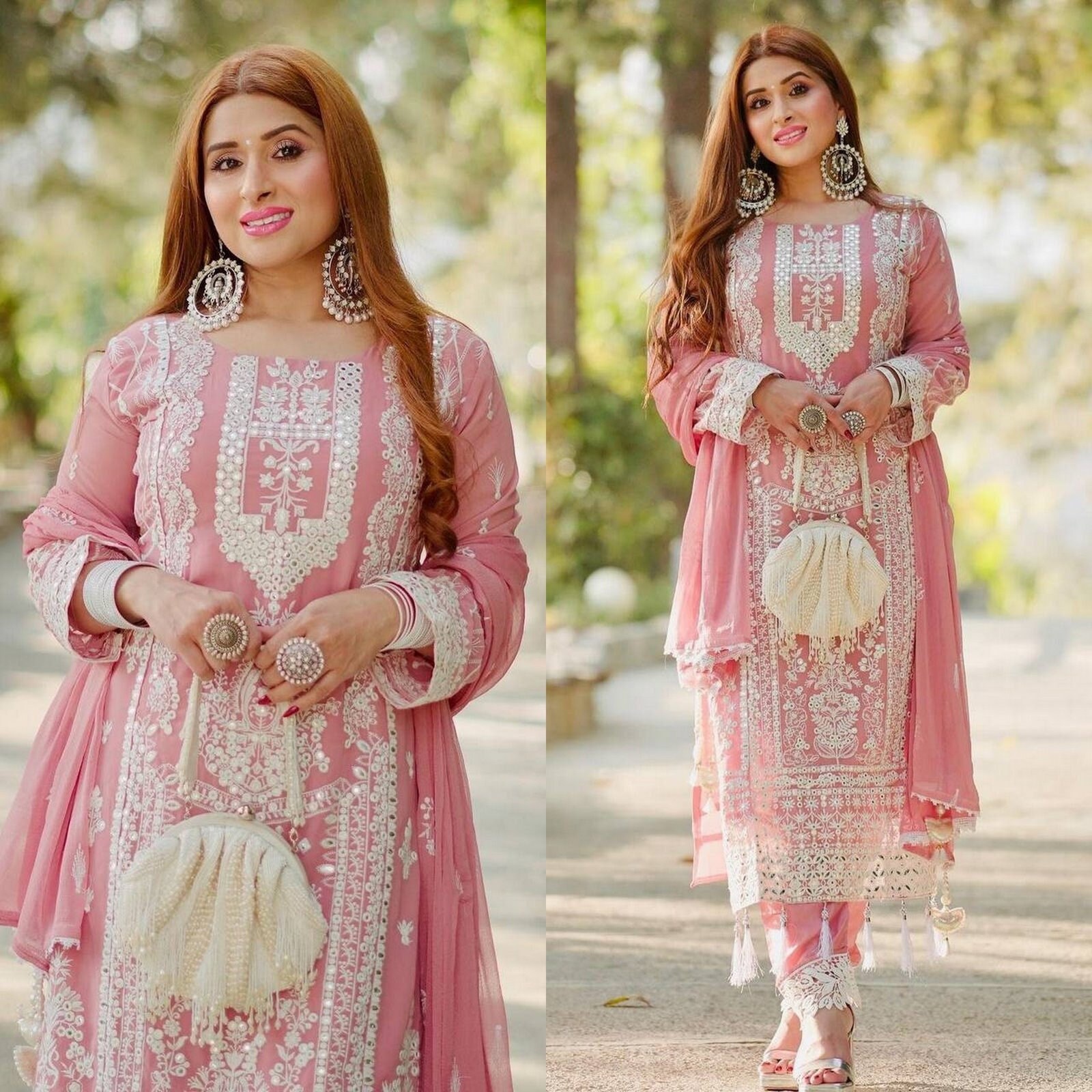 Kashmiri embroidery cotton suits discount