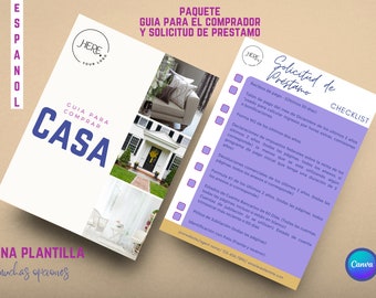 BUNDLE Guia para el Comprador y Lista de requisitos para aplicación de préstamo