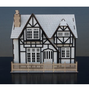 Louisa Lane house, Wooden DollHouse, Victorian House, DIY