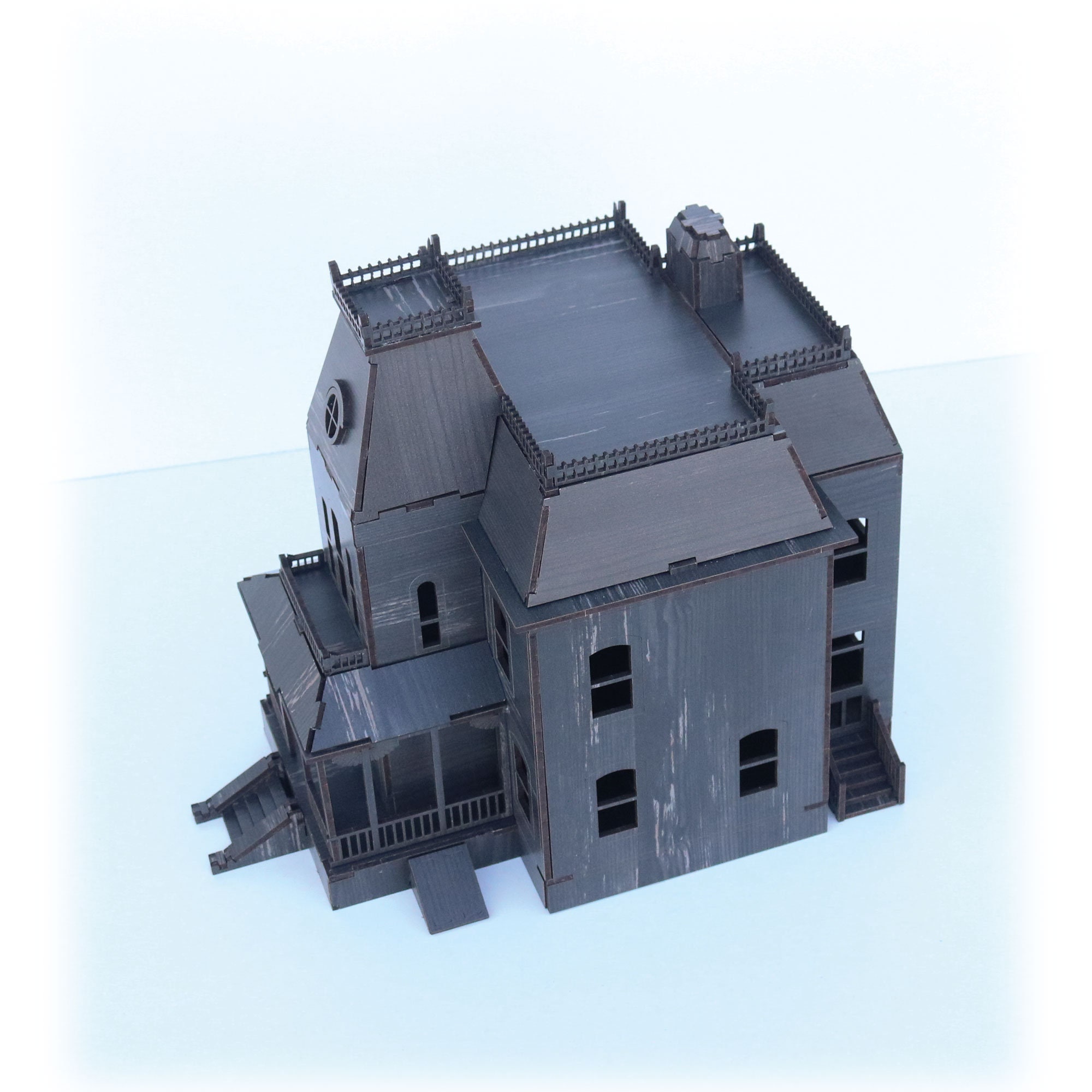 Bates Motel, Wooden Dollhouse, Psycho House, Bates Haunted