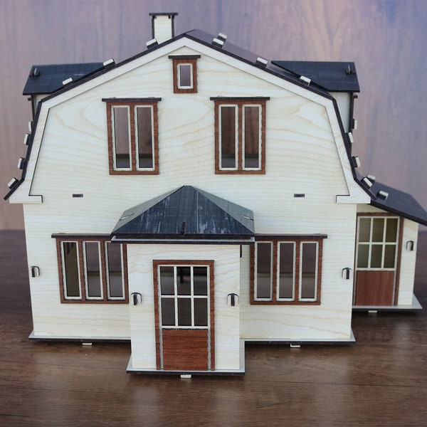 Dorothy Mary Dollhouse, Wooden Dollhouse, DIY Wooden Dollhouse