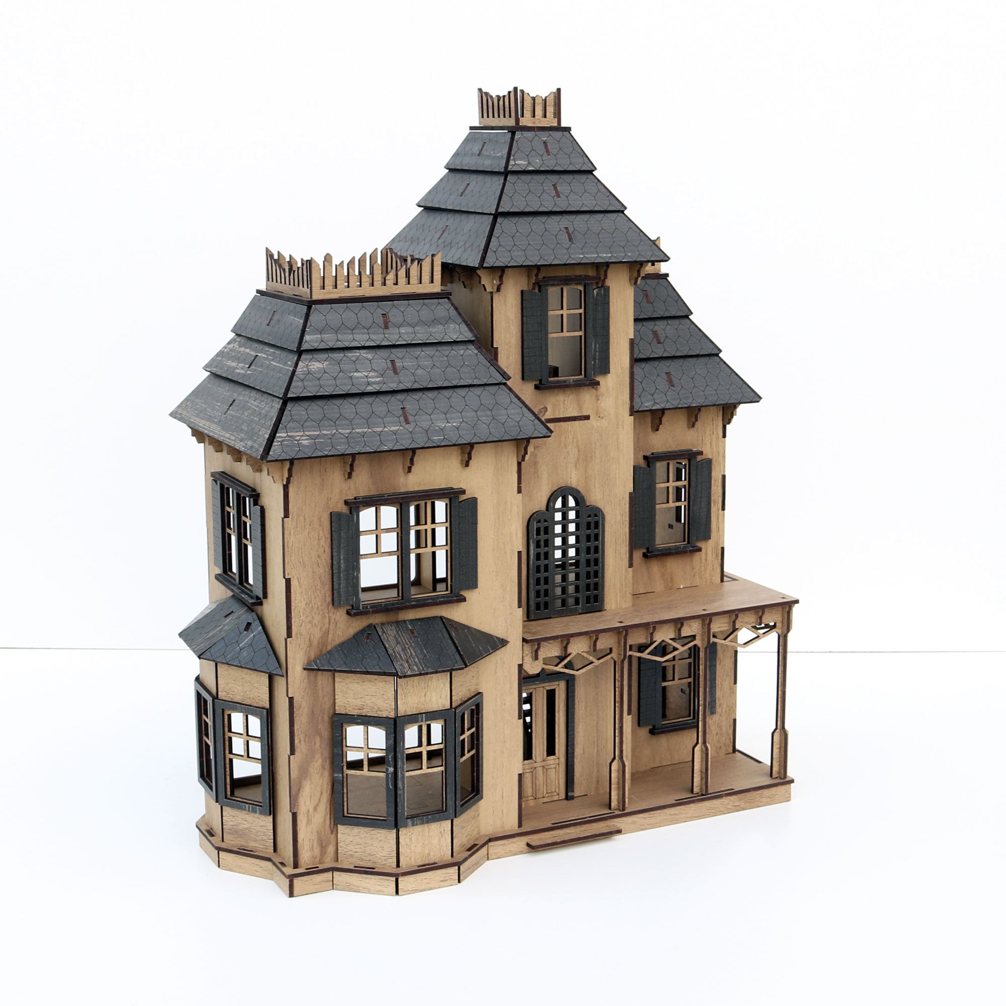 Hattie Mcdaniel Dollhouse, Wooden Dollhouse, DIY Wooden Dollhouse