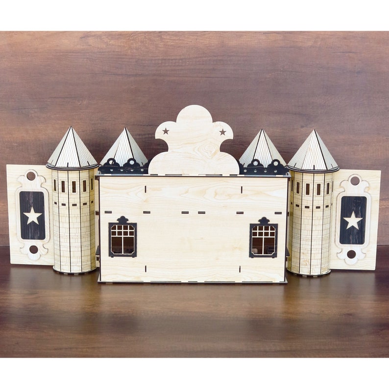 Princess Castle, Wooden Castle, Princess Palace, Princess Dollhouse