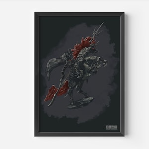Final Fantasy XIV Odin Inspired Art - FFXIV Print For Fan