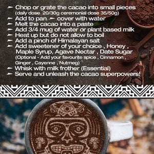 Soul of Life 100% Organic Ceremonial Cacao Liquor/Paste Organic Raw Peruvian Criollo Vegan Gluten Free postage image 6