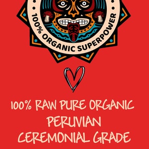 Soul of Life 100% Organic Ceremonial Cacao Liquor/Paste Organic Raw Peruvian Criollo Vegan Gluten Free postage image 4