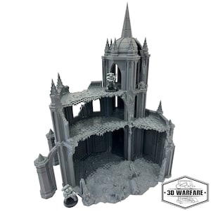 Gothic Mansion Ruined Building Scenery Scatter Terrain For 28/32mm Tabletop Miniature Wargames