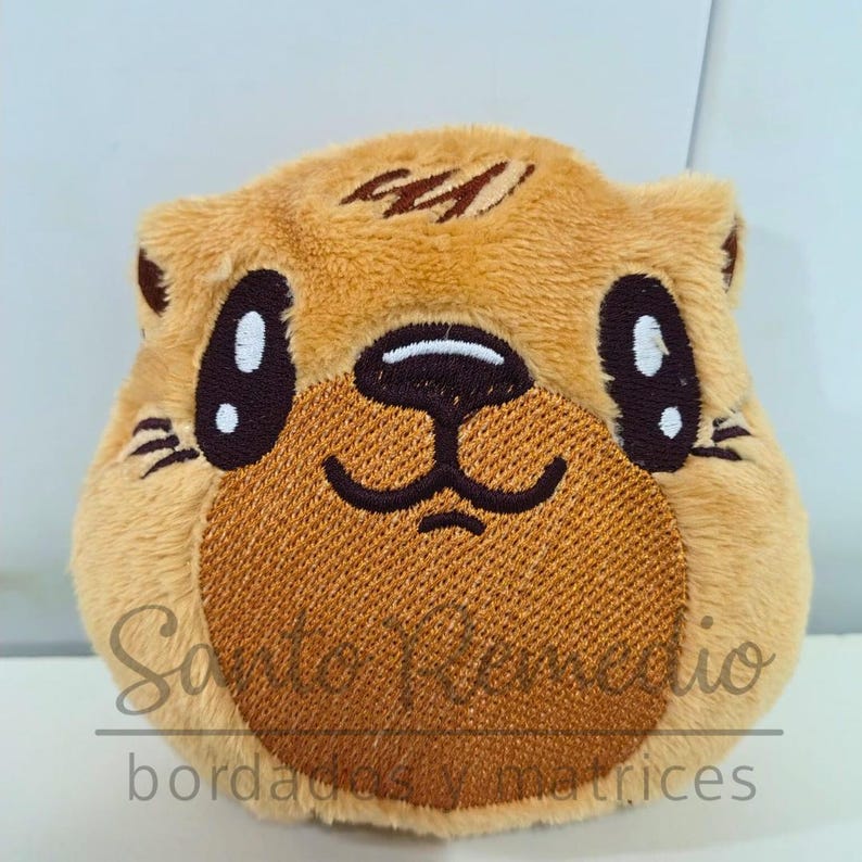 Capybara Capybara Doll in the Hoop Embroidery Matrix 10 and 14 Cm ...