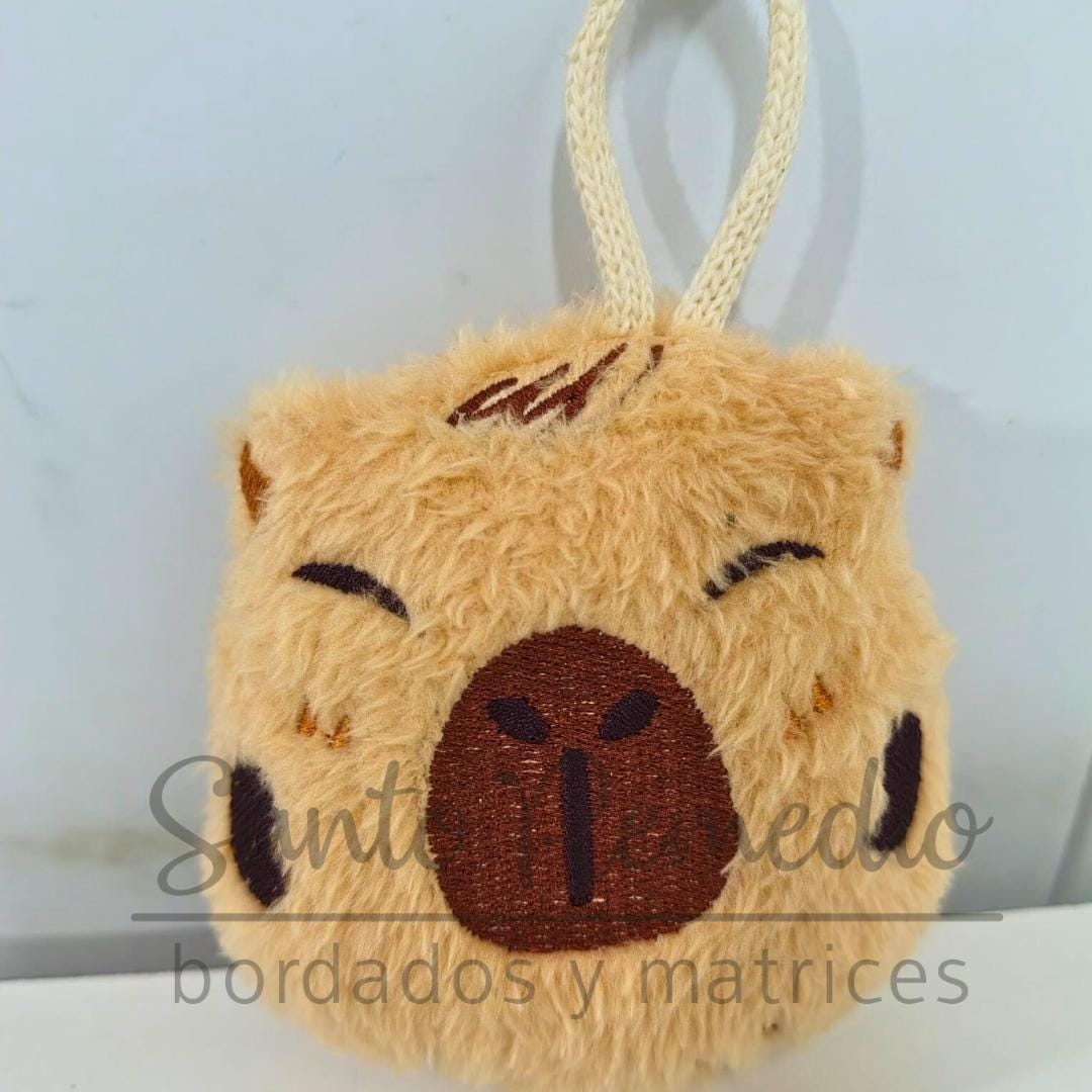 Capybara Capybara Doll in the Hoop Embroidery Matrix 10 and 13 Cm ...