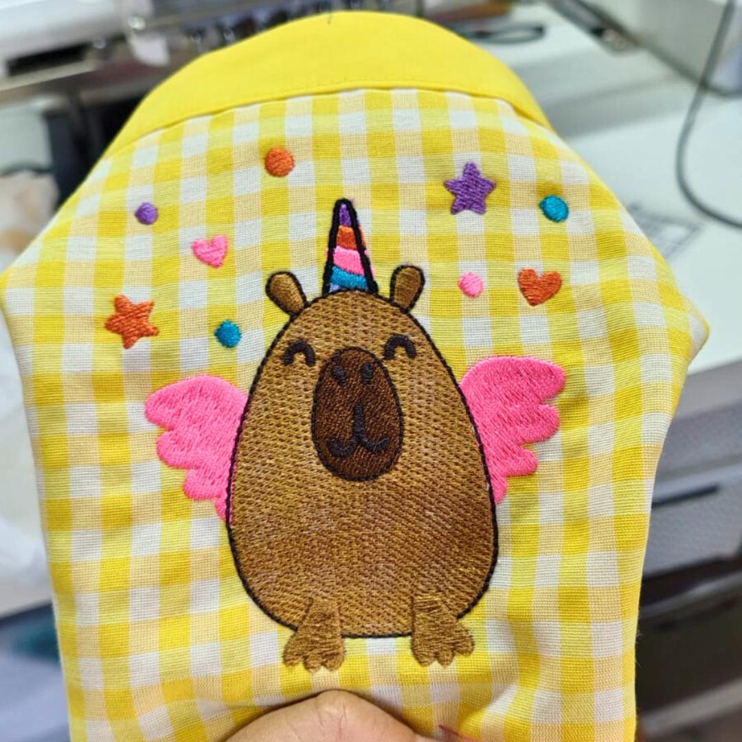 Embroidery Matrix Carpi Unicorn Capy Unicorn 10 Cm Capybara Capybara ...