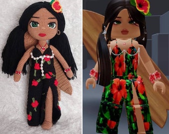 Crochet Roblox Avatar, Your Roblox Character, Custom Roblox Avatar, Gift For Roblox Lovers, Gift for Kids, Stuffed Game Avatar