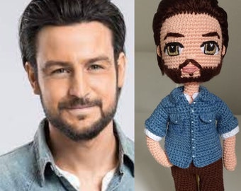 Look alike Doll, Crochet Doll That Looks Like You, Personalized Amigurumi Doll