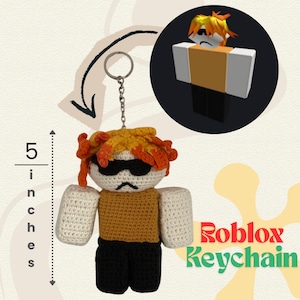 Personalized Roblox Gift, Your Roblox Character, Roblox Plush Dolls, Halloween Plush, Unique Xmas Gift 5 inch (13cm)
