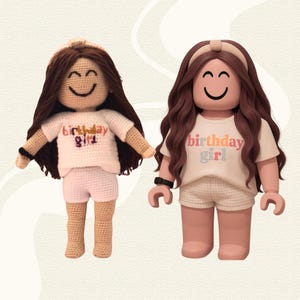 Custom Roblox Plush – Handmade Avatar Doll – Custom Plushie Commission – Forsaken Roblox Figure Gift