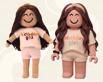 Custom Roblox Plush – Handmade Avatar Doll – Custom Plushie Commission – Forsaken Roblox Figure Gift