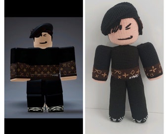 Crochet Roblox Avatar, Your Roblox Character, Custom Roblox Avatar, Gift For Roblox Lovers, Gift for Kids, Stuffed Game Avatar
